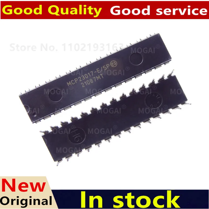 (1piece)100% New MCP23017-E/SP MCP23017 E/SP DIP-28 Chipset