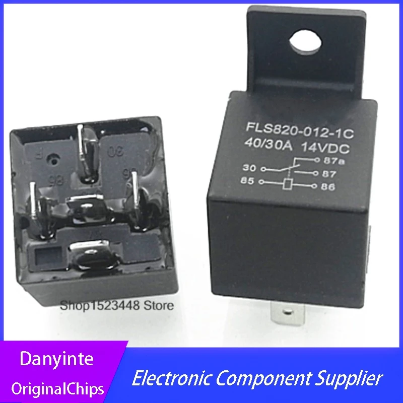 New 3Pcs/Lot   FLS820-012-1C 12VDC  FLS820-012-1C-12VDC FLS820 012 1C 12VDC 14VDC   40/30A  Relay DIP5