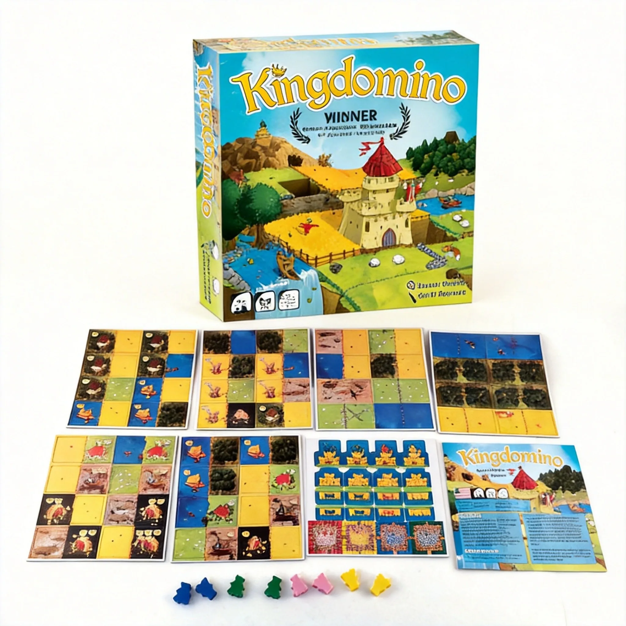 Board Game Monopoly - Winner Brettspiel Kingdomino Strategiespiel für Familienspaß