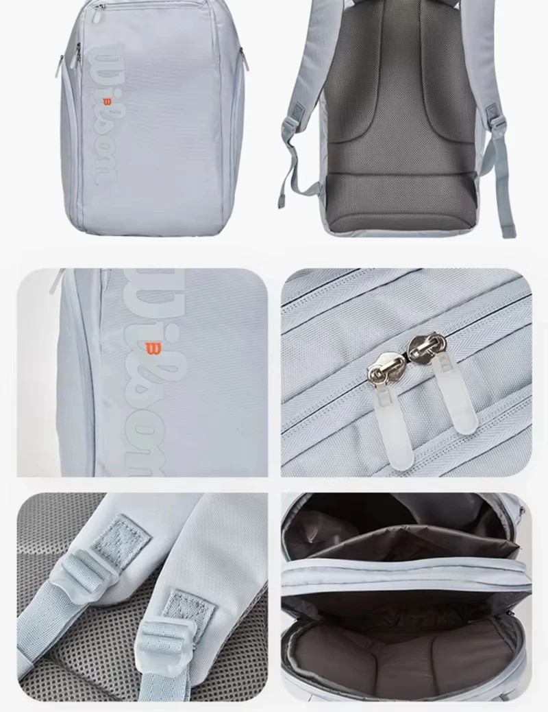 Сумка для теннисных ракеток Wilson 2024, профессиональный теннисный рюкзак Team Court, ракетки, спортивный рюкзак большой вместимости