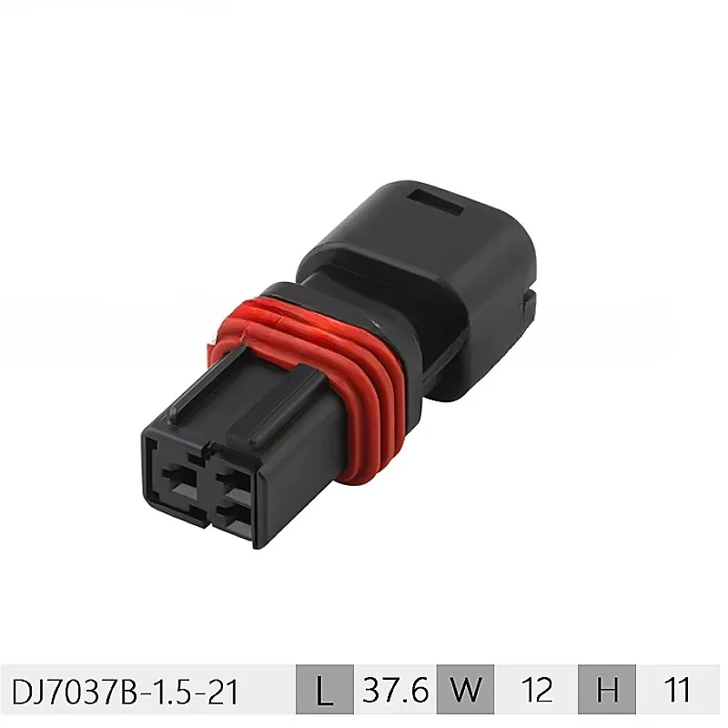 

3-hole sheathed vehicle connector DJ7037B-1.5-21 Vehicle connector harness plug with terminal.