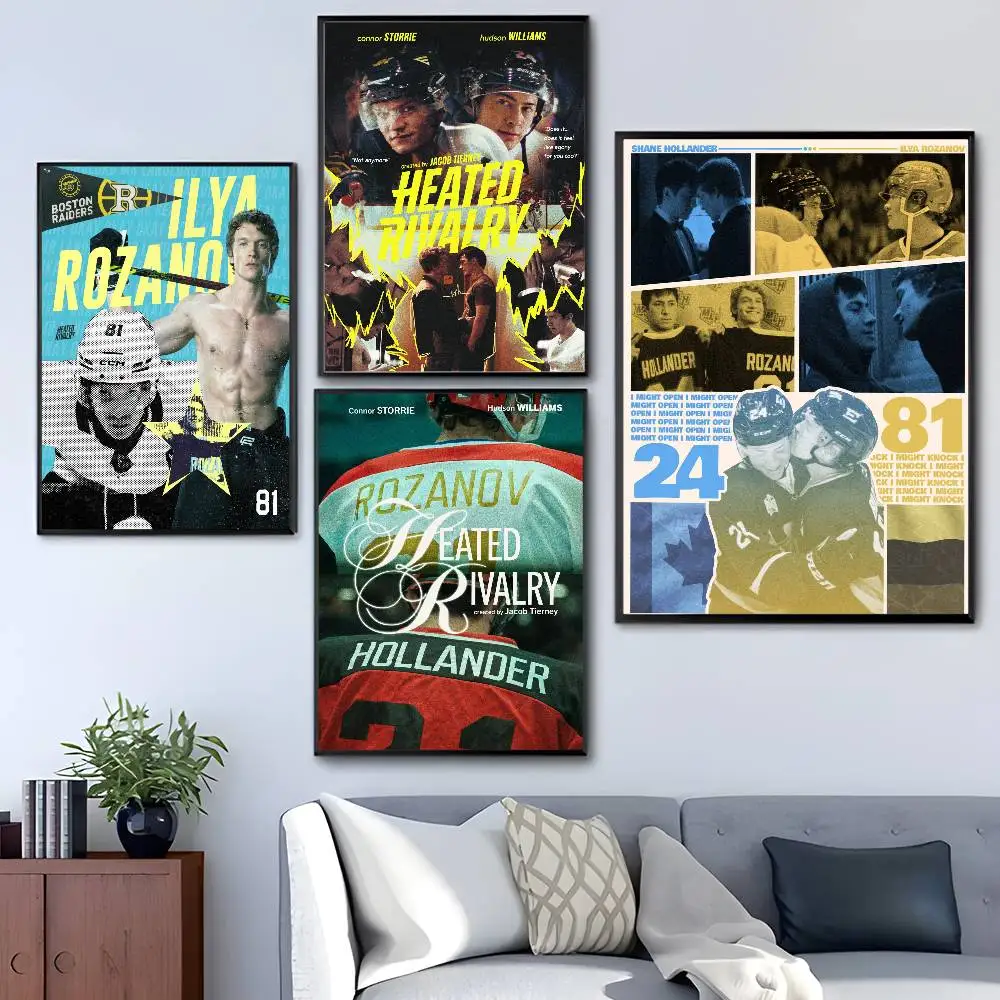 Popular TV H-Heated Rivalry Self-adhesive Art Poster Whitepaper Prints Posters Artwork Aesthetic Art Wall Painting