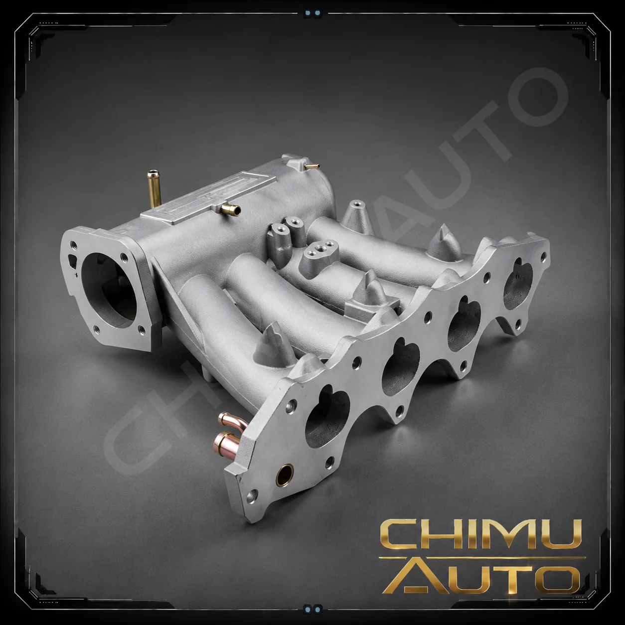 【CHIMU AUTO】70mm Aluminum Intake Manifold for Acura Integra GS-R GSR DC2 DB8 1.8L B18 B18C B18C1 DOHC VTEC 1994-2001