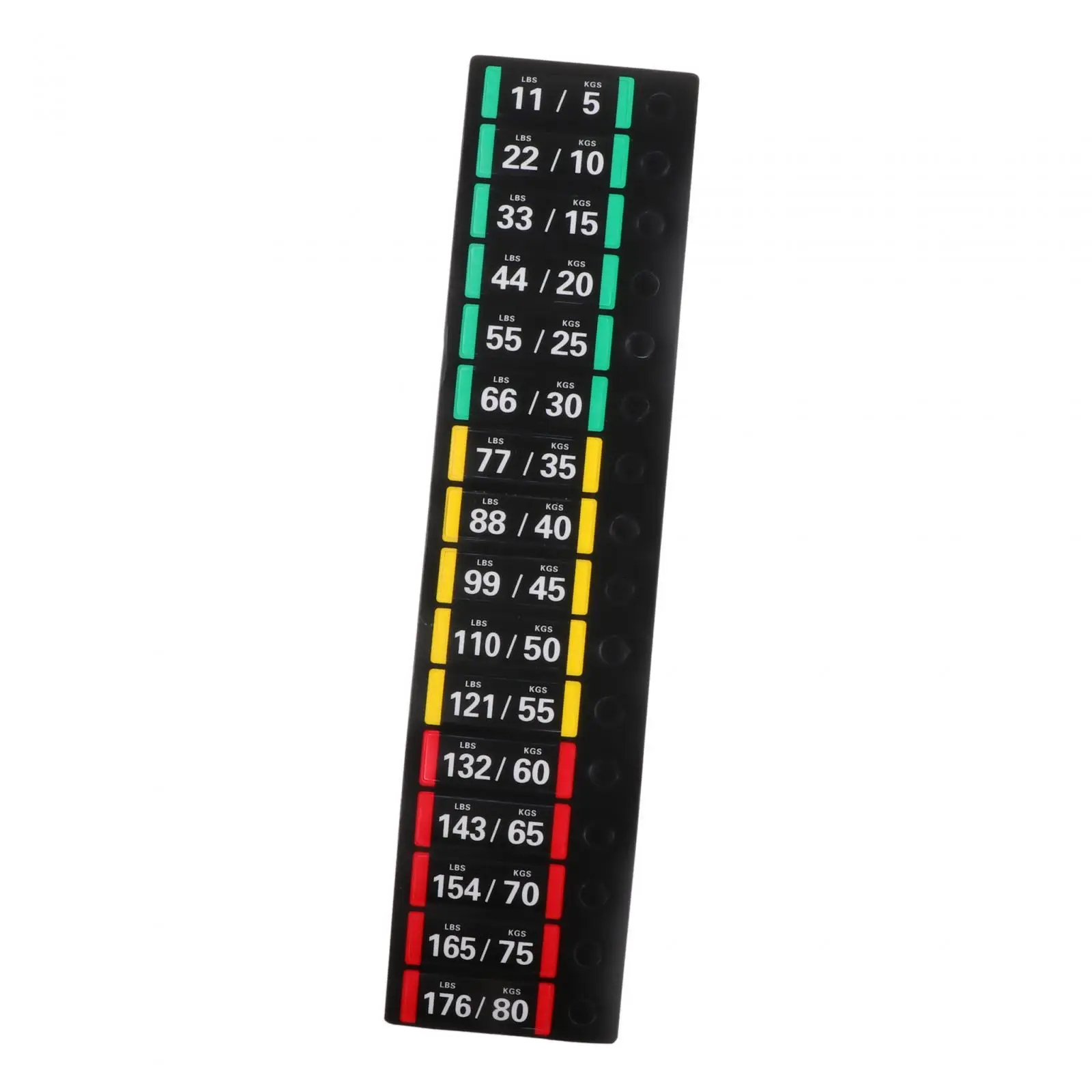 Weight Stack Labels 11-176lbs/5-80kg Weight Stickers for Gym