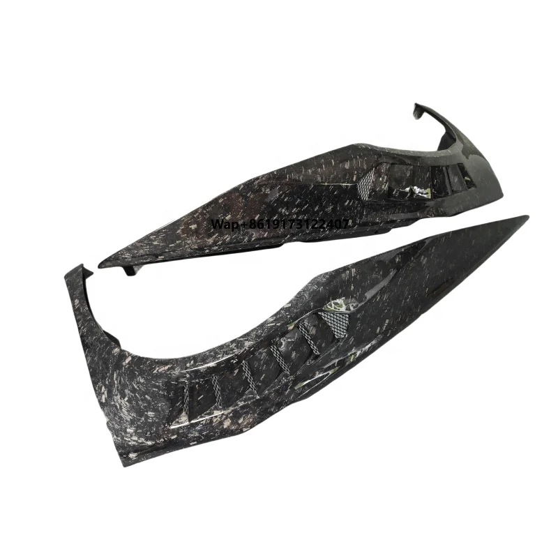 

Factory Direct V-Style Carbon Fiber Forged Front Fender Mudguards Carbon Fiber Body Kit for Huracan LP610 LP580 Cars