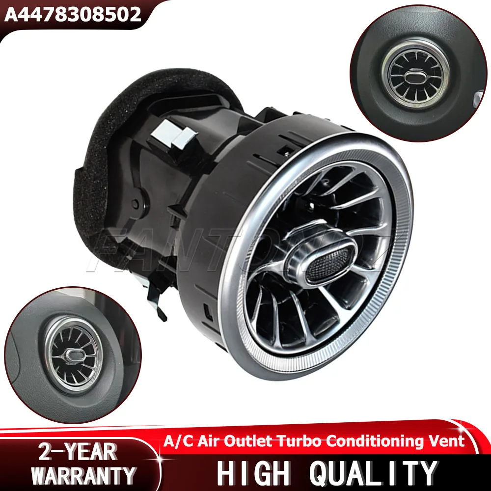 

A4478308502 Front Dashboard A/C Air Outlet Turbo Conditioning Vent For Mercedes-Benz V Class W447 Vito V250 V260