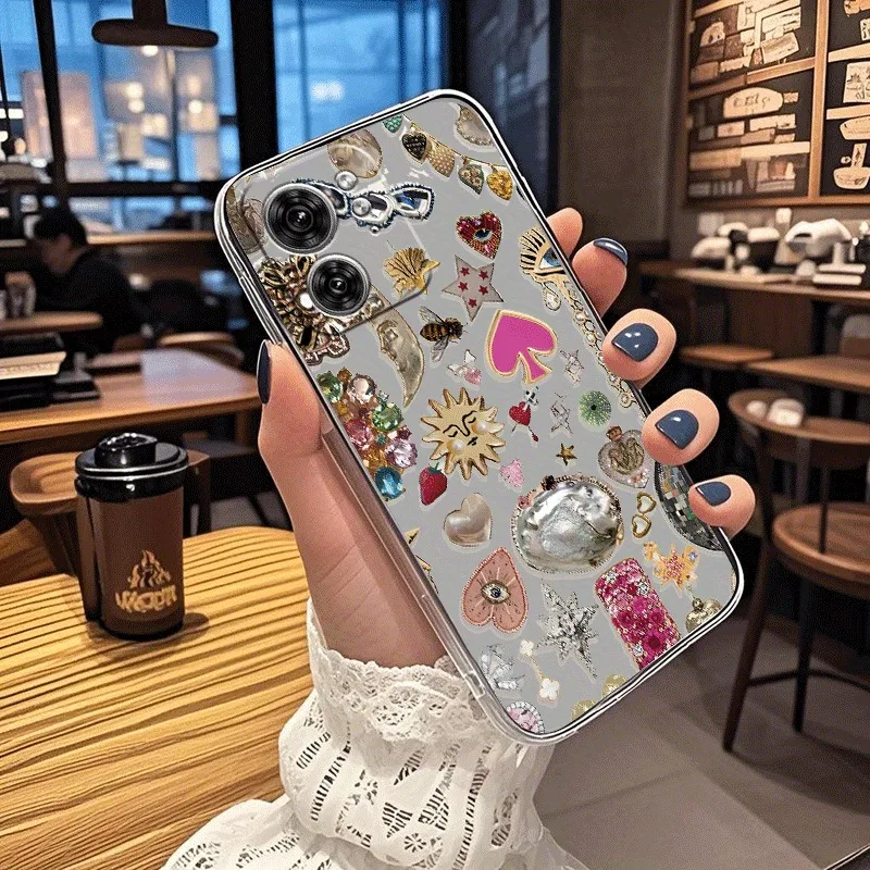 Funda Transparente Antigolpes con Encanto Boho