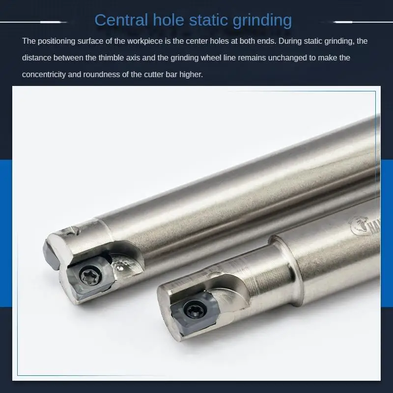 MFH01 fast feed milling cutter rod small diameter cutter rod replace tungsten steel milling cutter install LPGT010210 blade