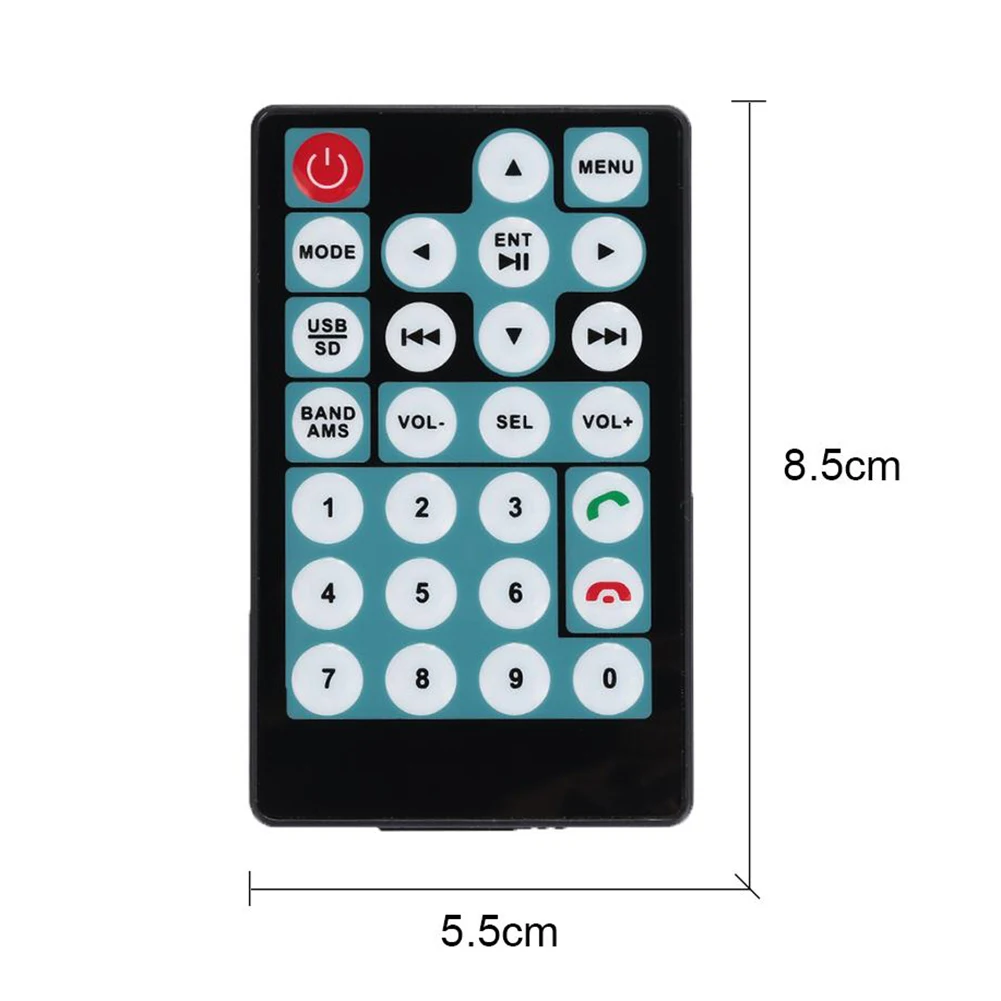 Car MP5 Intelligent Remote Control 27 Buttons RC Switch Convenient Copy Operation Choosing Channel Page Turning Play Voice