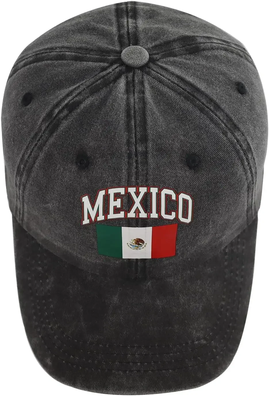 Sombrero con bandera de México para hombre y mujer, gorra de béisbol patriótica mexicana de algodón ajustable con estampado