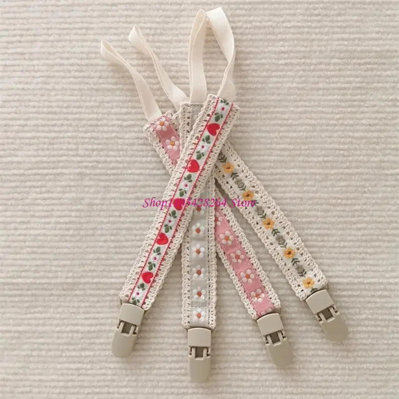 

Creative Pacifier Chain with Ethnic Pattern Colorful Pacifier Clip for Newborn