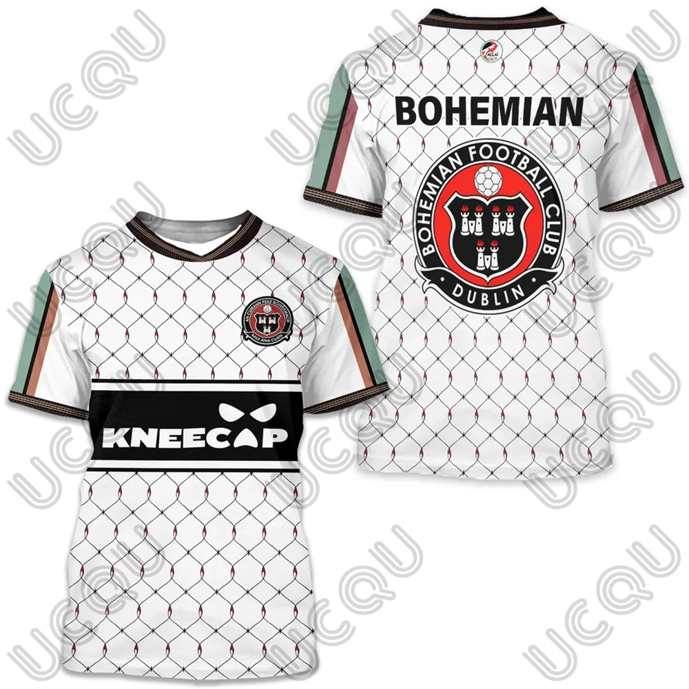 Camiseta 2026 del Kneecap Dublin FC, Camiseta de Visitante del Bohemian FC, Secado Rápido y Transpirable, para Niños y Adultos