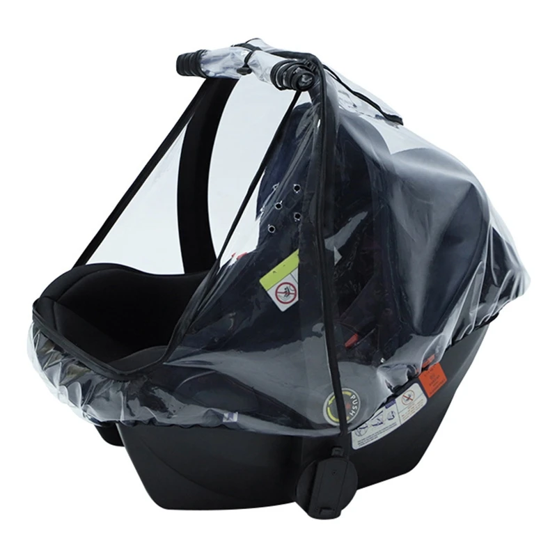 Baby Car for SEAT Rain Cover  Grade EVA Stroller Weather Shield Waterproof Windproof Breathable Clear Raincoat for Newborn