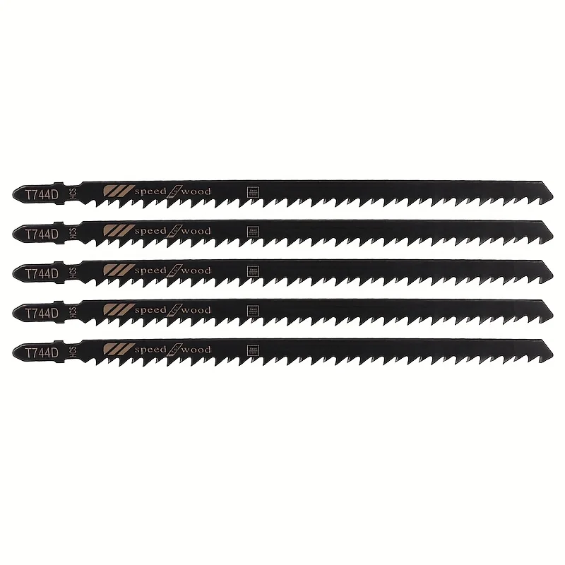 ‌ Lâminas de serra de vaivém T744D 180 mm, pacote com 5 - cortes de madeira de precisão para madeira compensada, MDF e cortes curvos/repos ‌