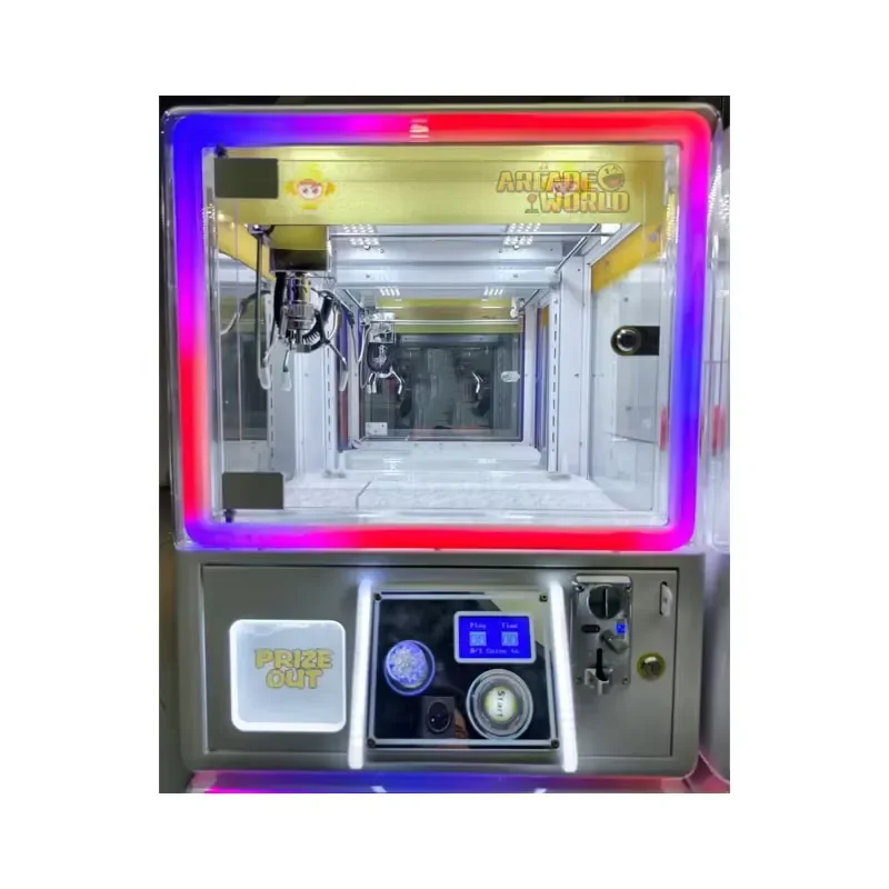 Mini Coin Operated Arcade Hanging Doll Machine Small Plush Toy Egg Twisting Prize For Children Gifts Factory Direct Sales