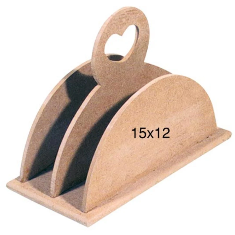 F788 2li Napkin Holder, Hobby Wood Painting Mdf Napkin Holder