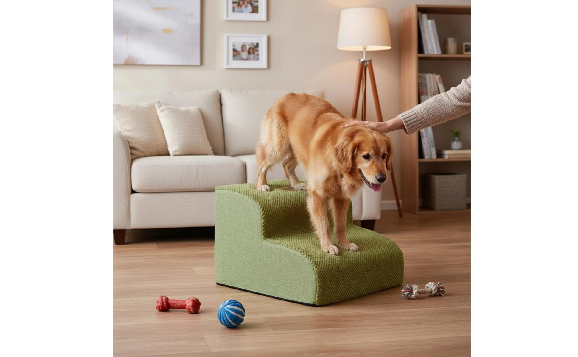 Pet Stair Ramp Washable Dog Ramp and Stairs Foam Pet Stairs Detachable Cover Sturdy for Sofa Pet Stair Ramp Washable Dog Ramp and Stairs Foam Pet Stairs Detachable Cover Sturdy for Sofa