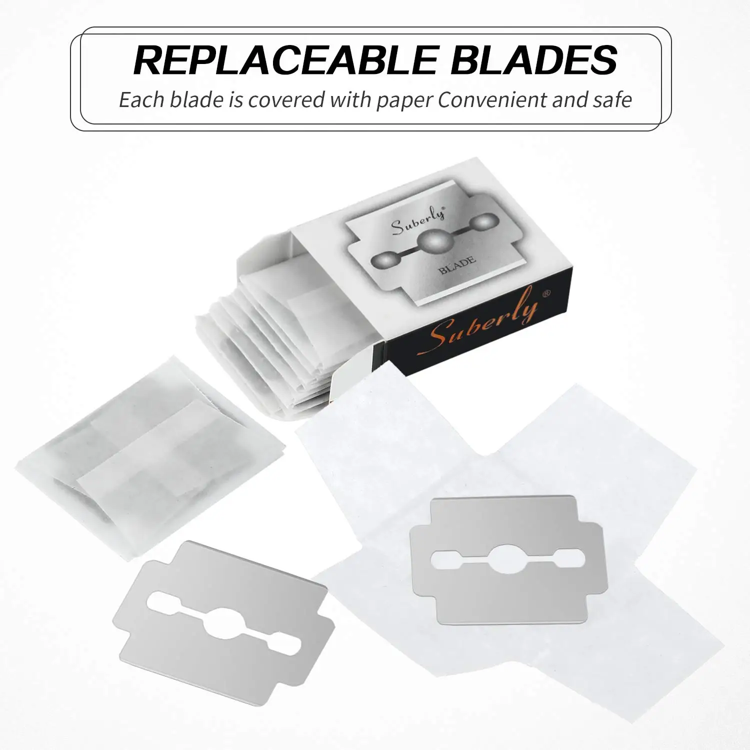 100 Blades High-Quality Blades Silver Carbon Steel Replacement Hand And Foot File Foot Crusty Removal Care Pedicure Machine Tool