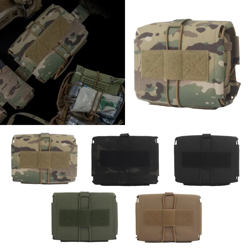 

Horizontal Pull Waist Bag with MOLLE Mounting, Lightweight & Large Capacity for Emergency Quick Deployment