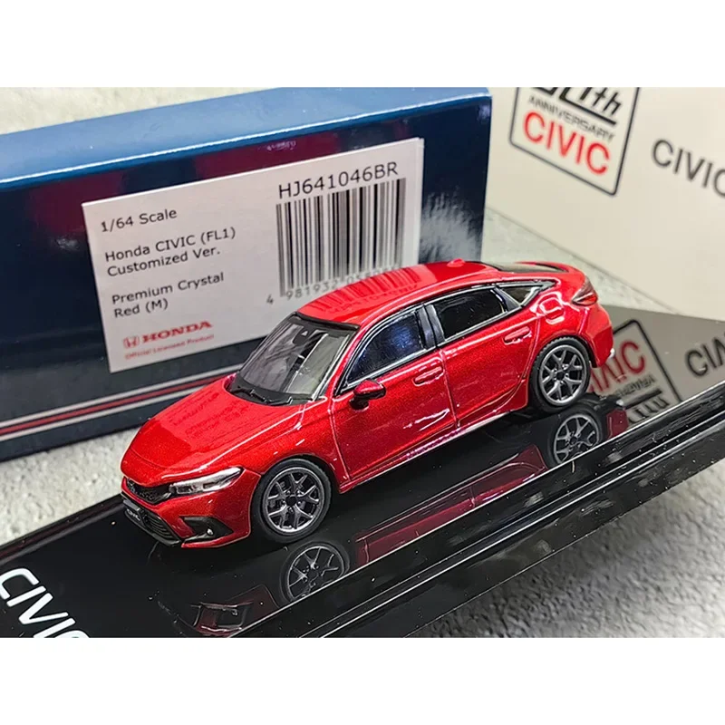 Hobby Japan 1:64 Scale Civic FL1 Alloy Car Model Collection Ornaments Decoration Toy