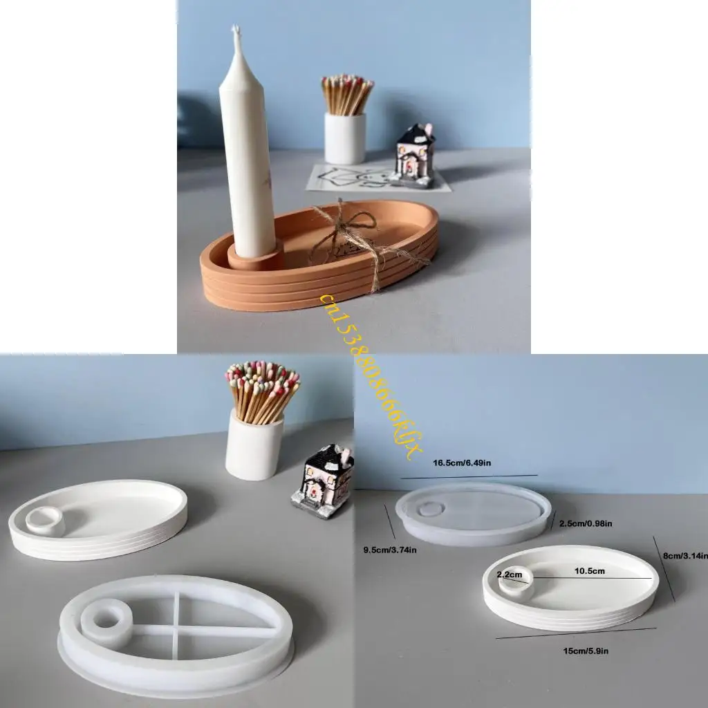 

Reusable Oval Stand Silicone Mold For Handmade Crafts Home Decors And Artistic Design Projects 066C