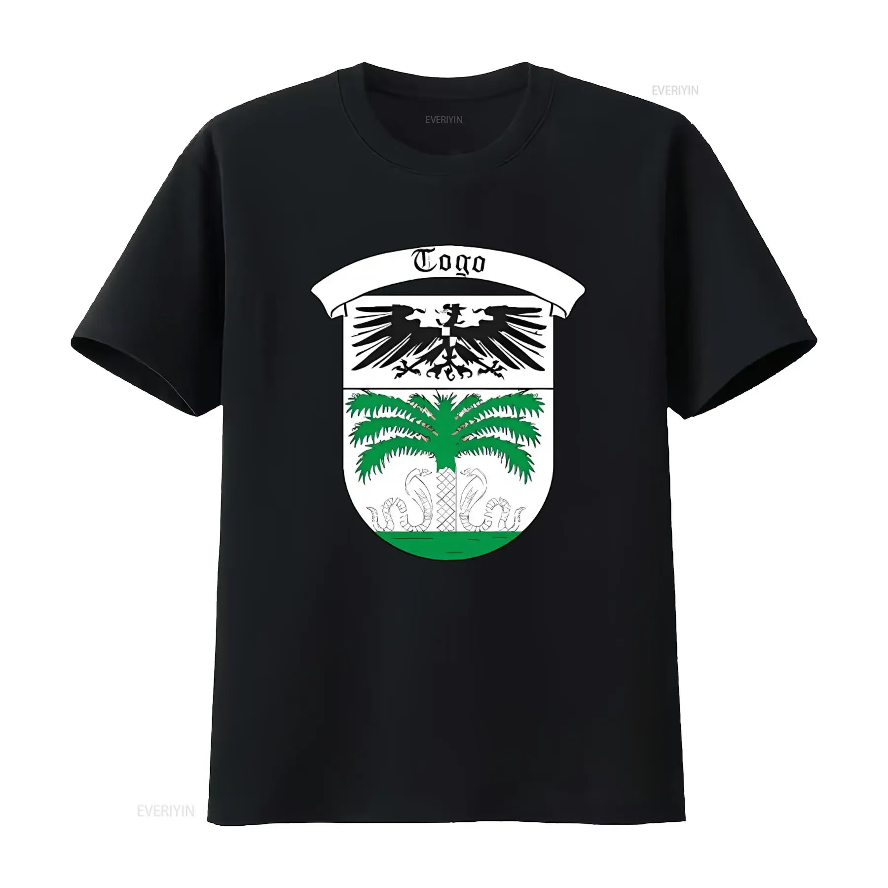 German Colony Togo Africa Coat Of Arms Emblem Logo Protective Troops T Shirt 2561 vintage Washed homme Breathable Stretched