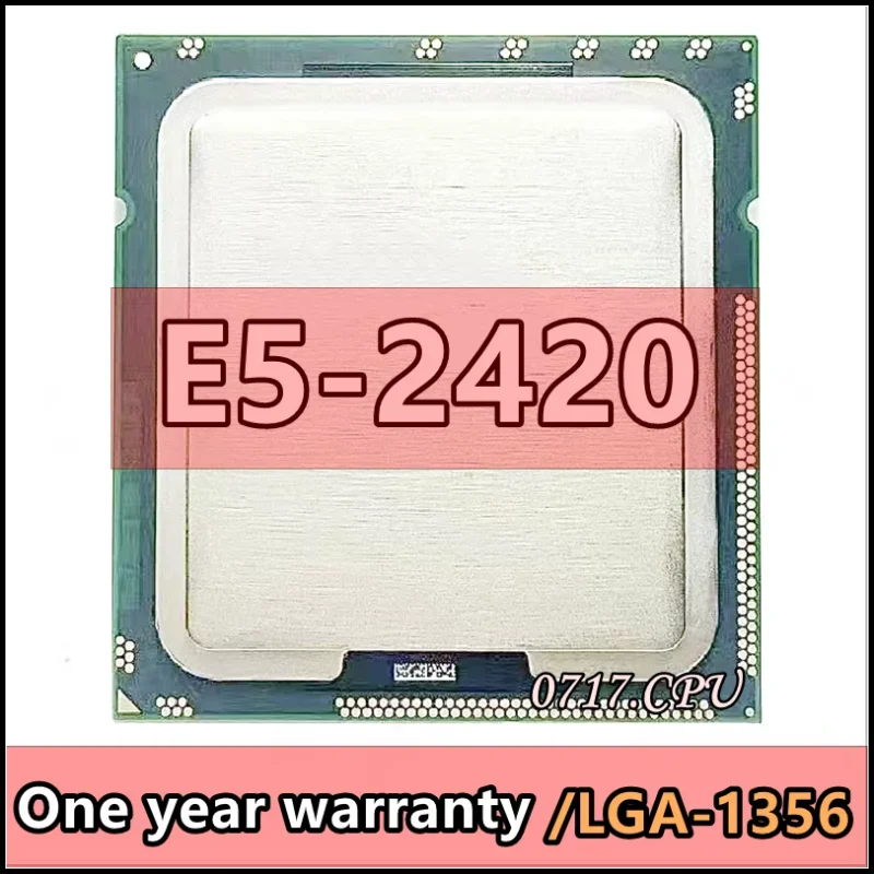 معالج Prosesor CPU ، E5-2420 E5 2420 SR0LN ، 1.9 جيجاهرتز ، 15 متر ، 95 واط ، LGA 1356