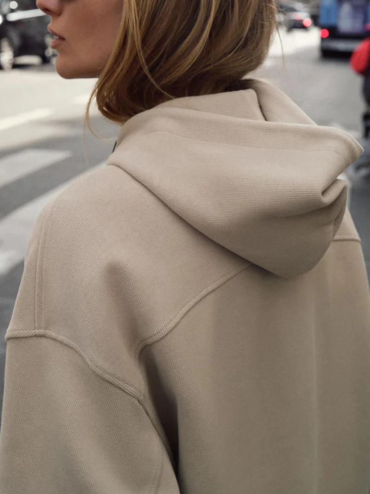 سويت سلي متعدد الاستخدامات ie وصل حديثًا سترة نسائية لموسم الخريف 2025 مريحة طويلة Sve Crew Ne