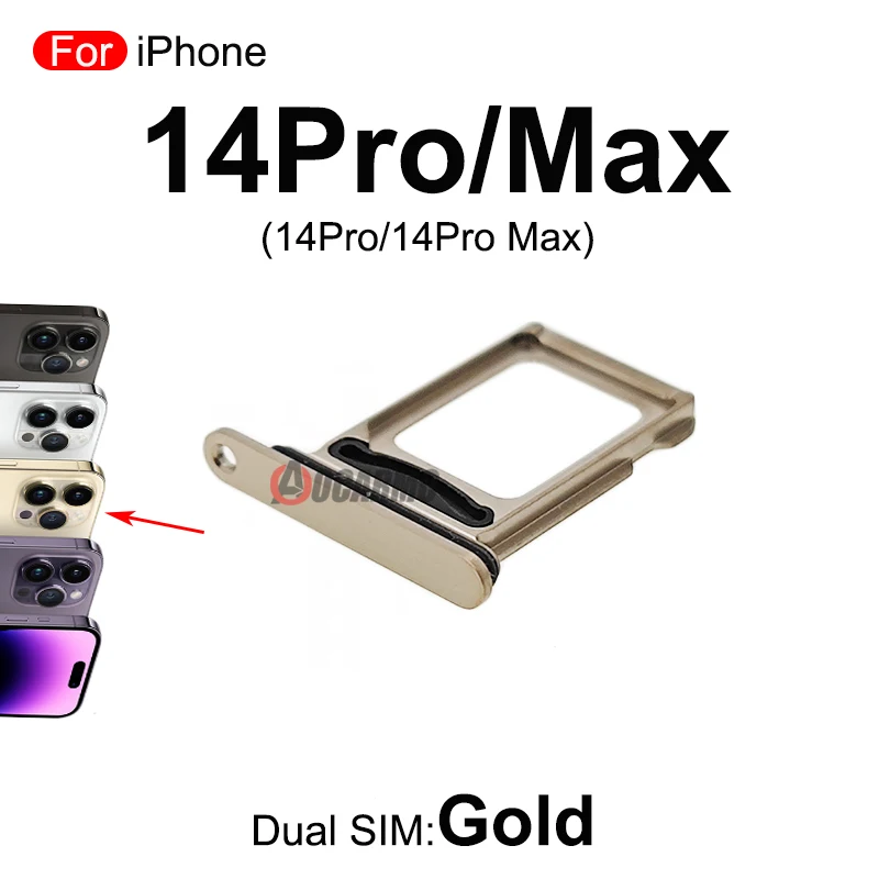 Silver/Gold/ Deep Purple/ Space Black Dual Sim Tray Slot And