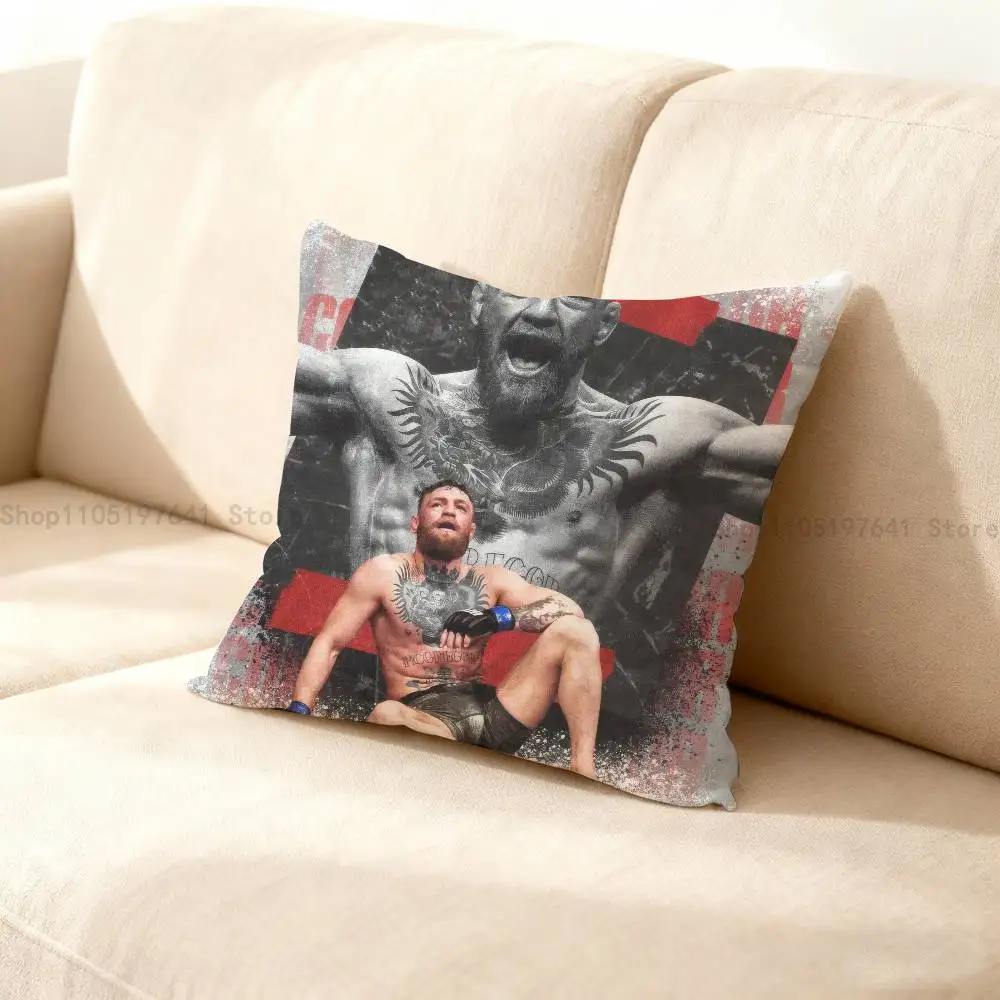 

Fighting K-Konor Magregor Pillow Case For Sofa Decor Car Office Room Printing Cushion Cover Decorations and Protector