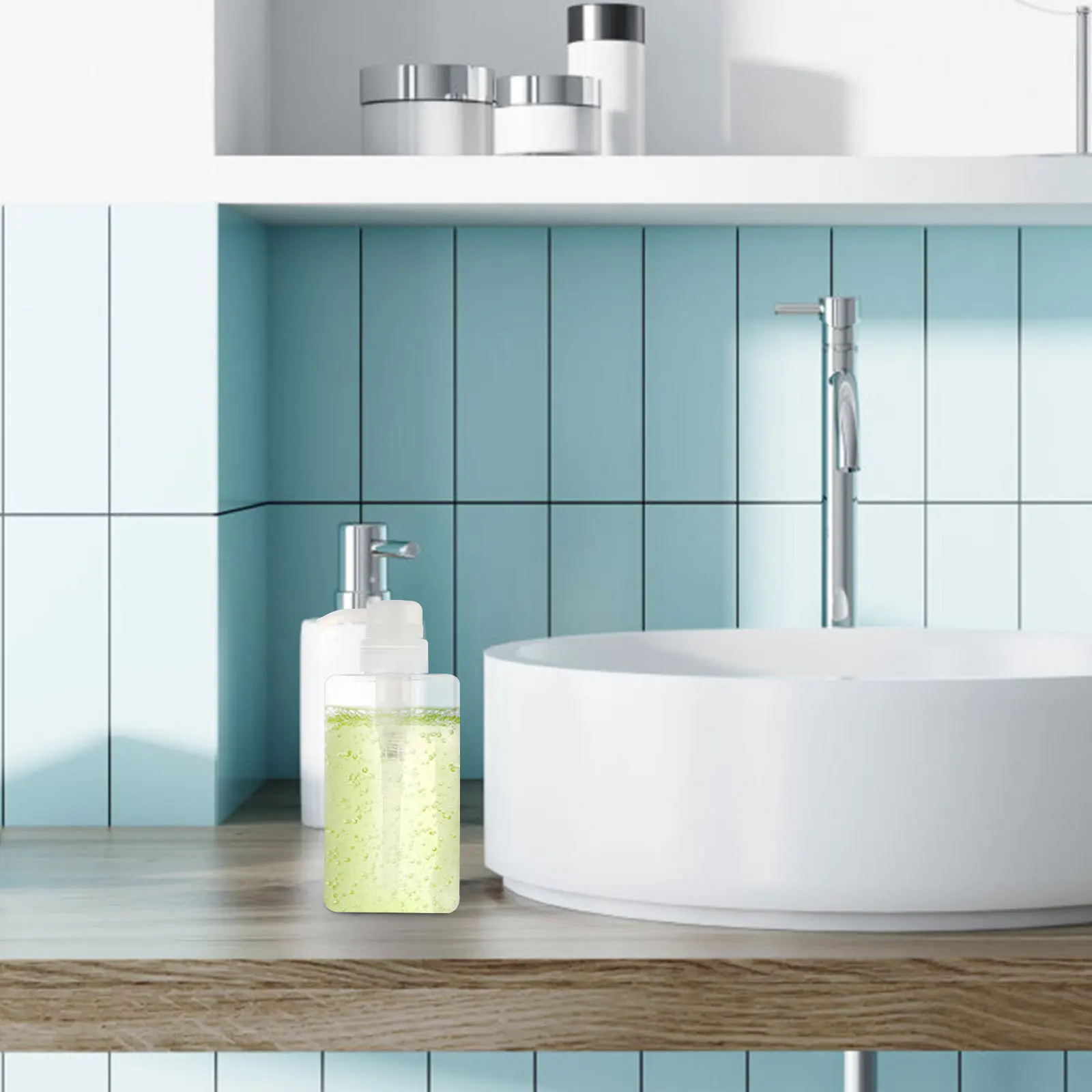 3 قطعة 450 مللي زجاجات المضخة الفارغة إعادة الملء السفر زجاجة محلول للشامبو الجسم غسل منظف الوجه التعبئة الفرعية Petg موزع