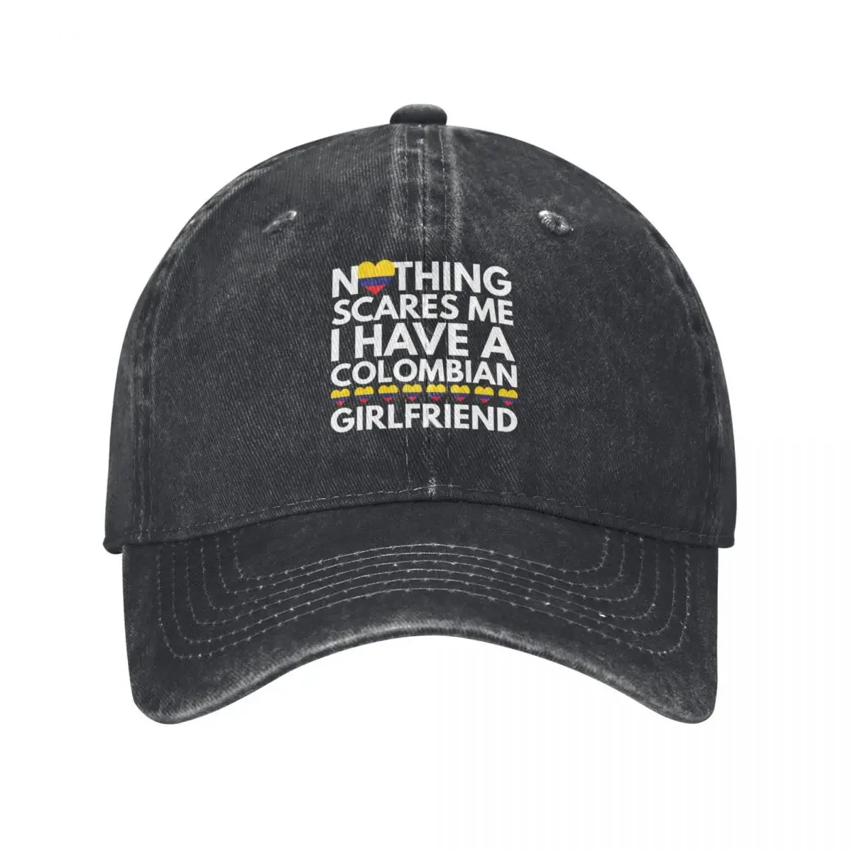 

Nothing Scares Me, I have a Colombian Girlfriend Baseball Cap Anime Anime Hat Golf Men Women's