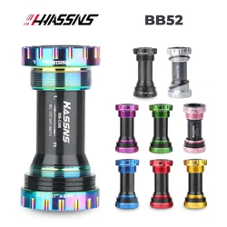 HASSNS Mtb Bottom Bracket Bicycle Hollowtech Central Movement Mountain Bike Central Hollowtech BB For Integrated Crankset