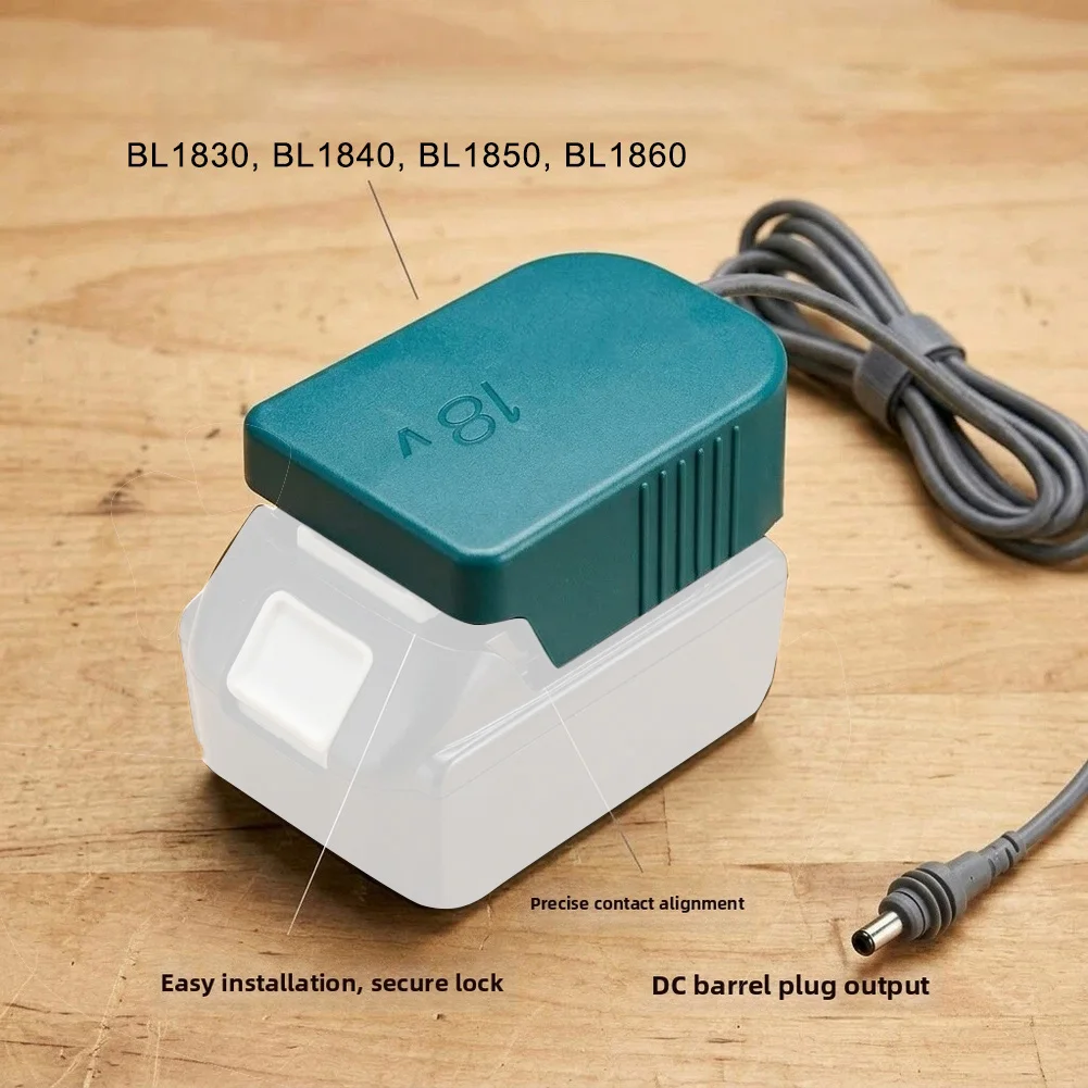 

18W Dual USB Adapter for 18V Lithium Batteries BL1830 BL1840 BL1850 BL1860 with Smart Charging Technology Metal Plastic Build