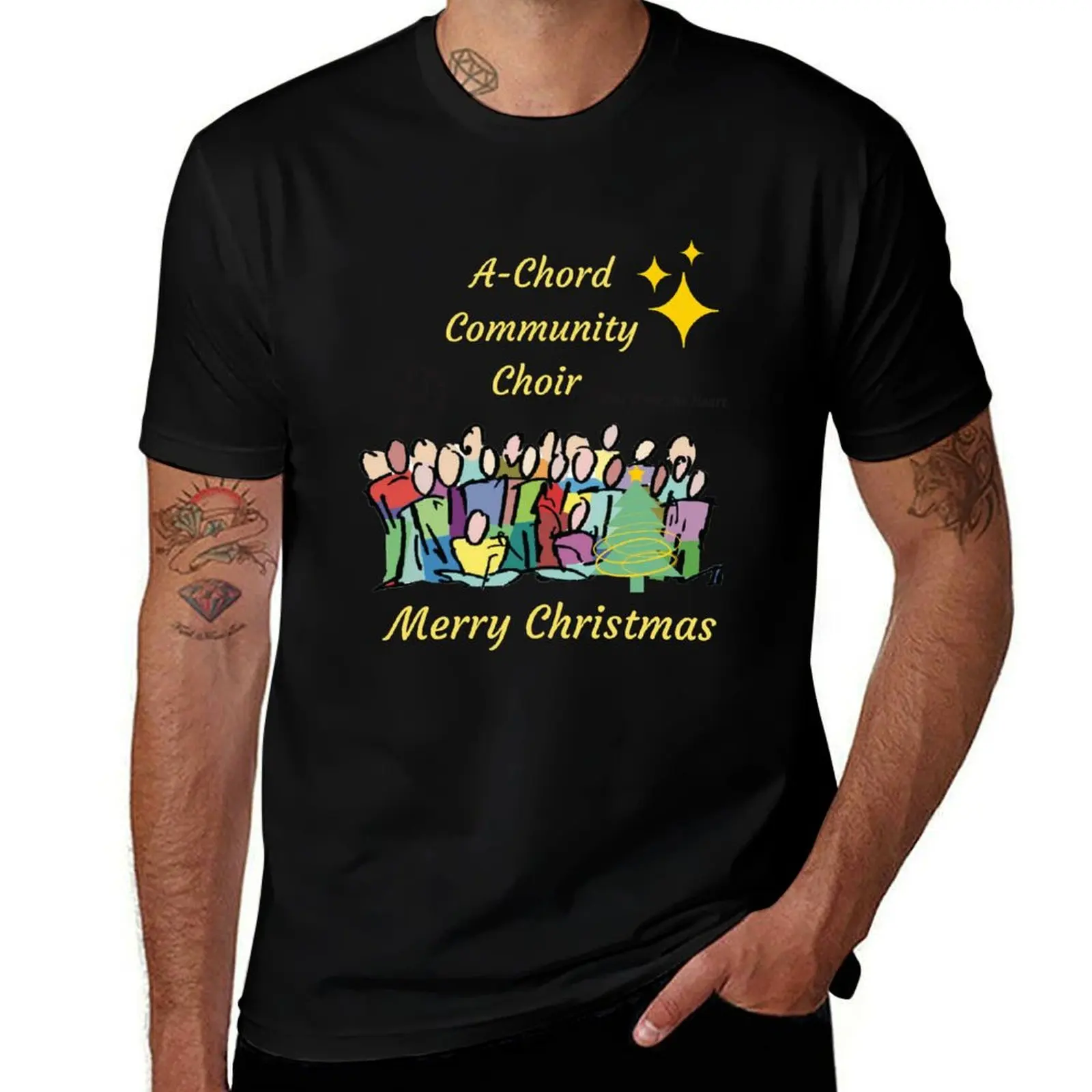 A-Chord Christmas T-Shirt cotton t shirt man T-Shirt