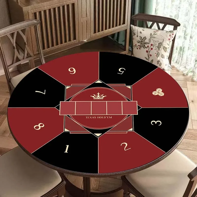 Texas Hold\'em Table Mat Thickened Stainproof Family Entertainment Casino Professional Table Mat Entertainment Accessories