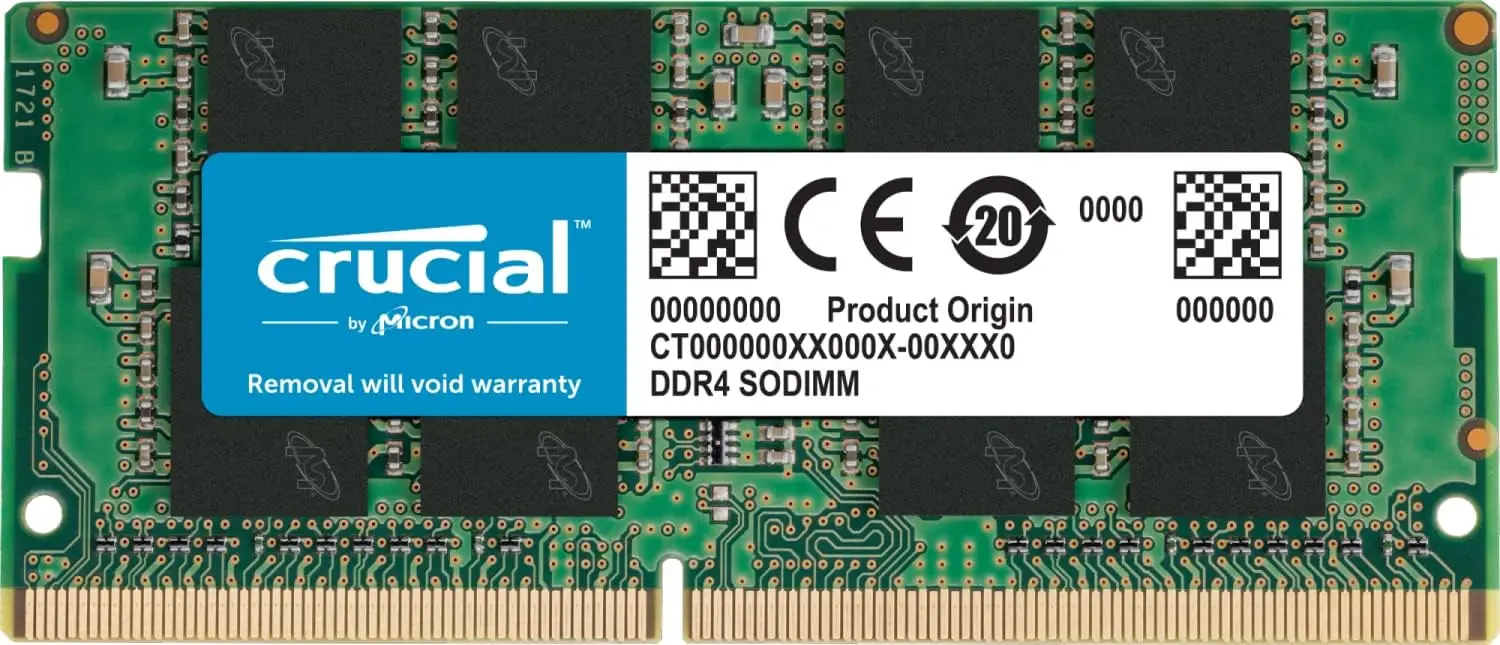 طقم ذاكرة الوصول العشوائي للكمبيوتر المحمول 64 جيجابايت DDR4 3200 ميجا هرتز SODIMM 2x32 جيجابايت PC4-25600 CL22 لـ Intel AMD