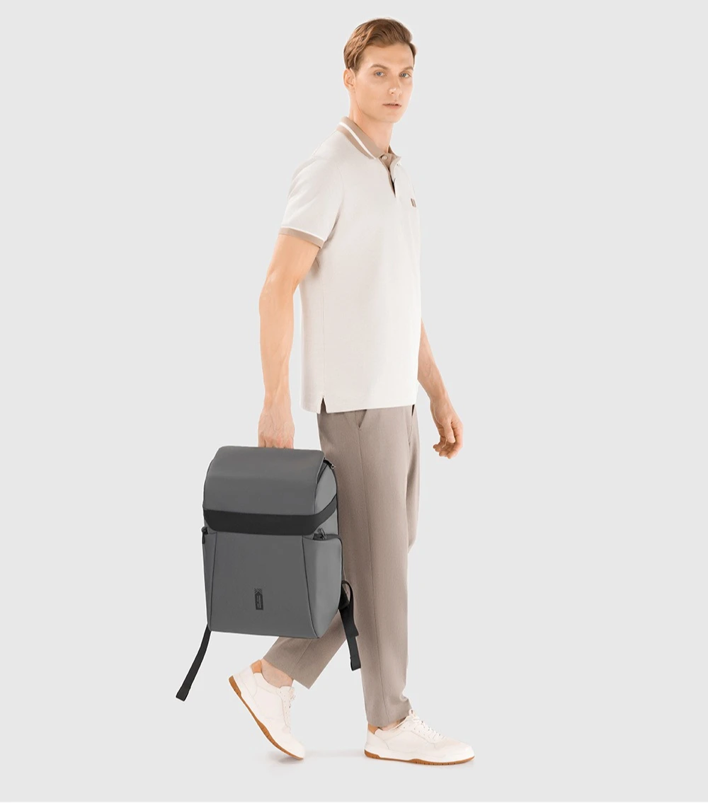 Kingsons Backpack For Men 15.6 inch Laptop 2025 New TSA Lock Anti-theft Waterproof 180° Open Up College Student Boys School Bag