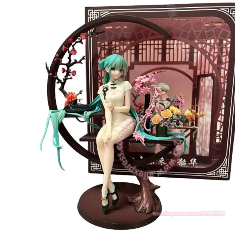 figurines-de-style-chinois-cheongsam-hatsune-ku-jouets-chimtoys-modele-de-main-peripherique-d'animation-ornements-de-decoration-cadeau-d'anniversaire