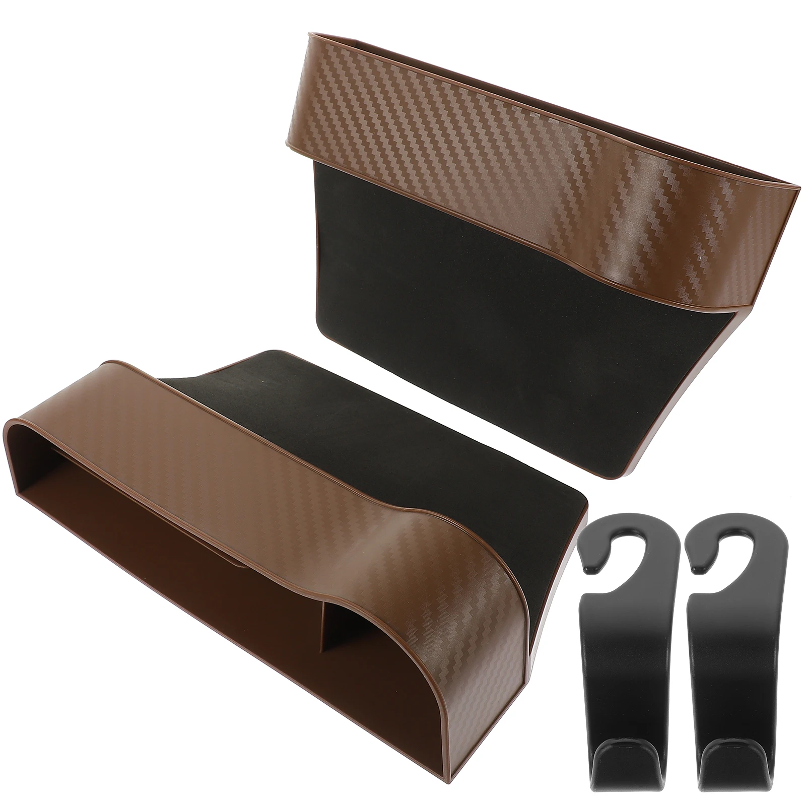 

2 pcs Filler Box Multi-Functional Cup Holder Gap Box Front Car Seat Storage Organizer Car Seat Gap Organizer For Storage