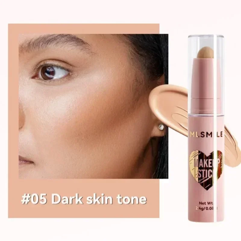 Contour Stick Highlight and Shadow Cream Waterproof Full Coverage Concealer Natural Finish Makeup for All Skin Makeup Contour