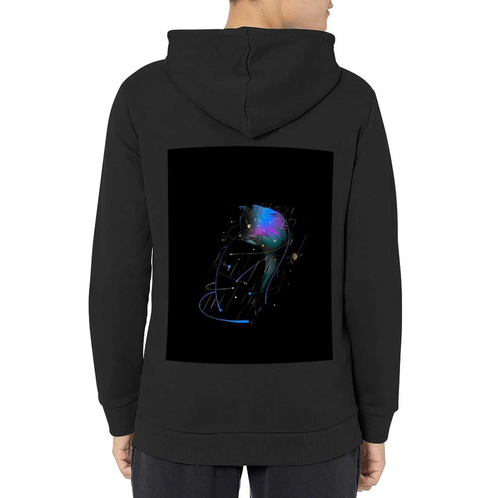 

space cat Hoodie men's winter sweater men's clothing mens clothing clothes for men autumn hoodie