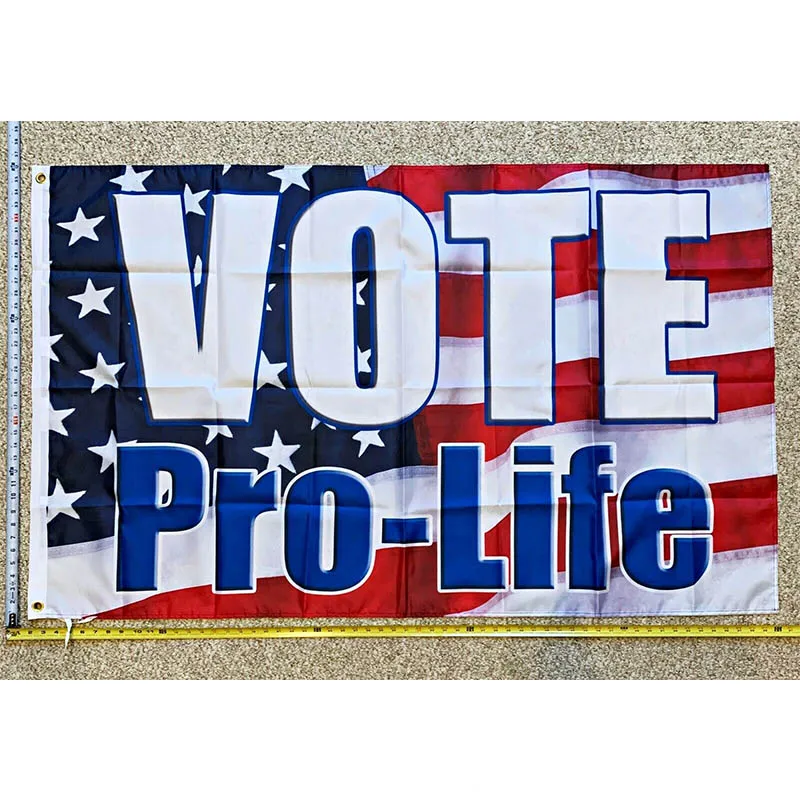 

Pro Life FREE SHIPPING Trump Biden Equality Vote Pro Life USA BR Poster Sign 3x5 yhx0387