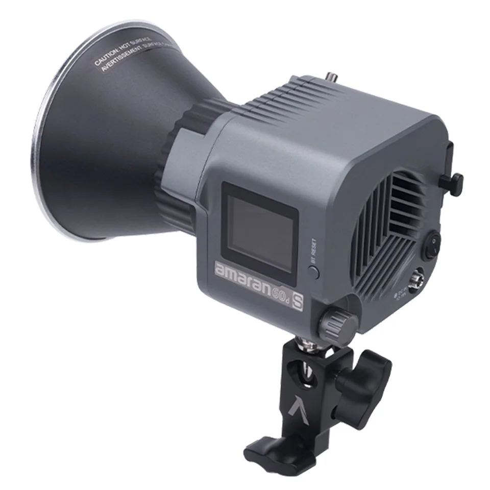 Aputure Amaran 60d S 65W 5600K Daylight COB Video Light per Studio fotografico Studio fotografico con supporto bokens CRI 96 + TLCI 99 +