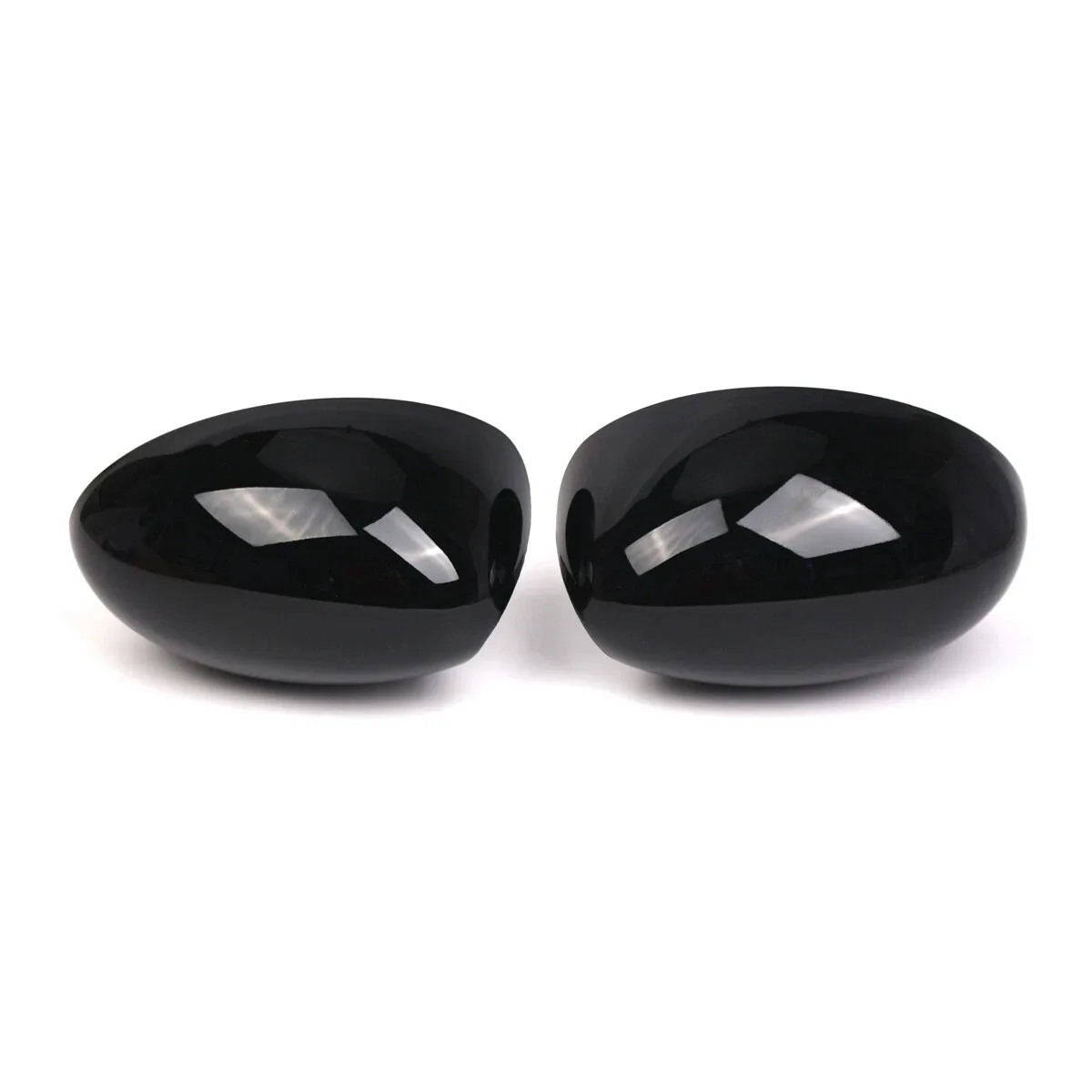 Pair of Manual Folding Mirror Housings for BMW For Mini For Cooper R50 R51 R52 R53 2000 2008 Black Carbon Design