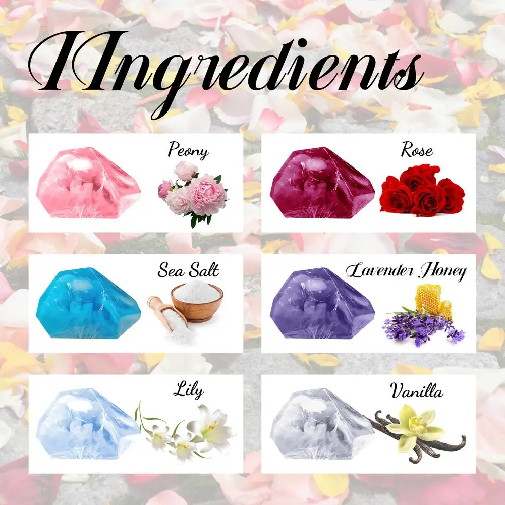 신제품 바디 비누 피부 미백 밝게하는 바디 스크럽 비누 보습 라벤더 로즈 바닐라 피오니 릴리 플로럴 바디 워시 비누