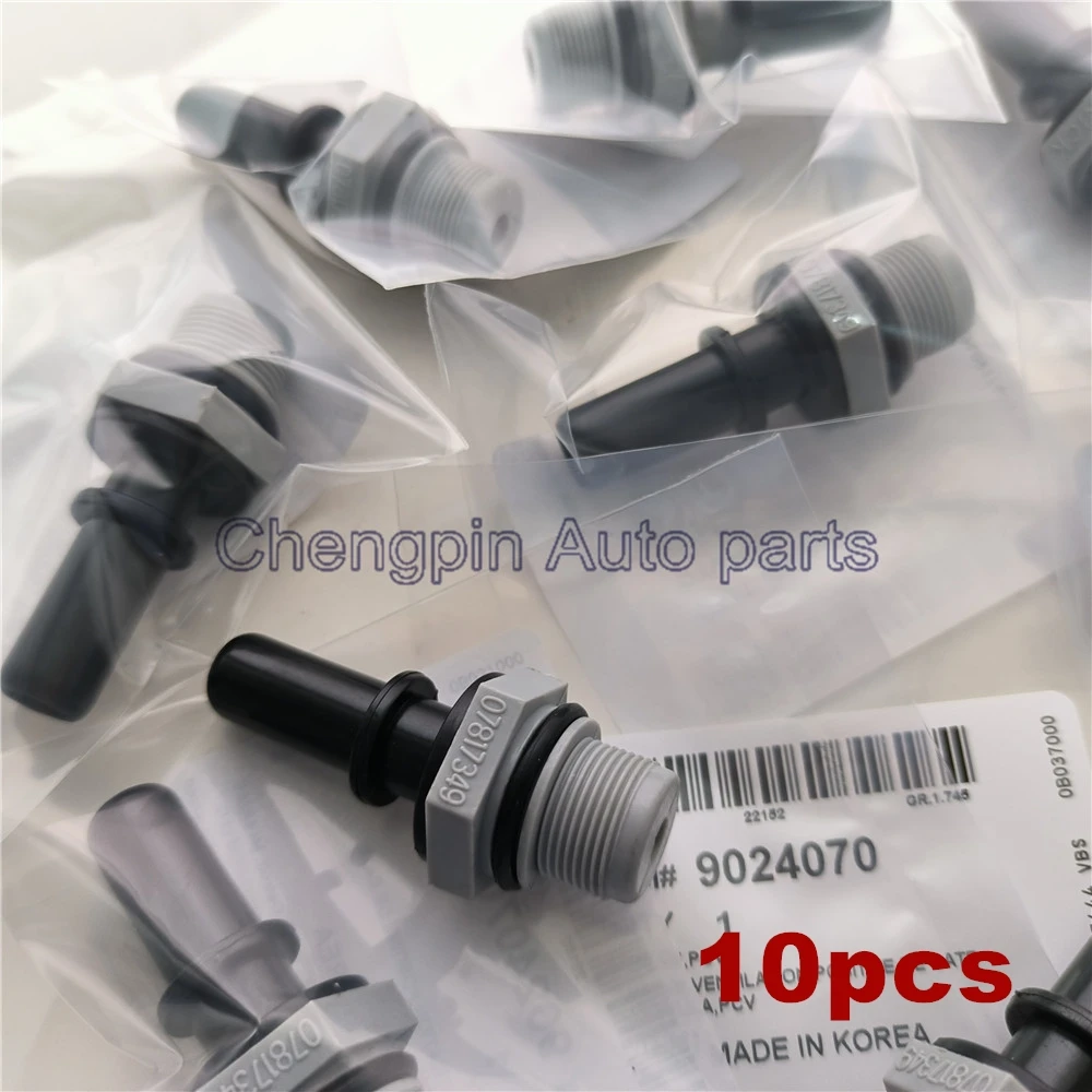 10X Zawór PCV do wentylacji skrzyni korbowej OEM # 25182509 9024070 07817349   Zawór wydechowy dla GM Chevrolet