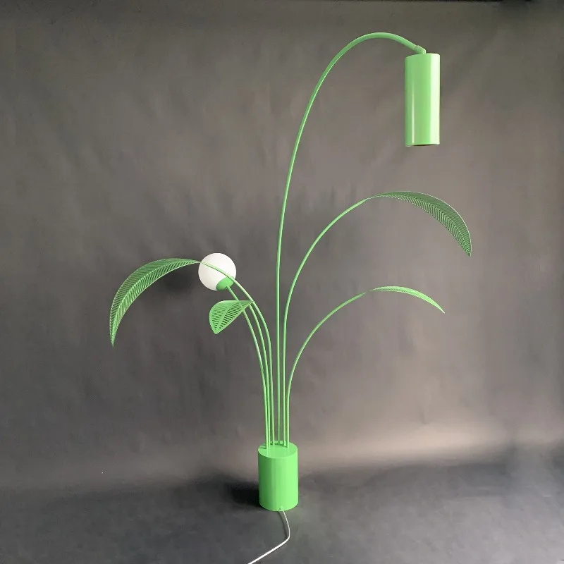 New Chinese creative leaf floor lamp personalized plant floor lamp