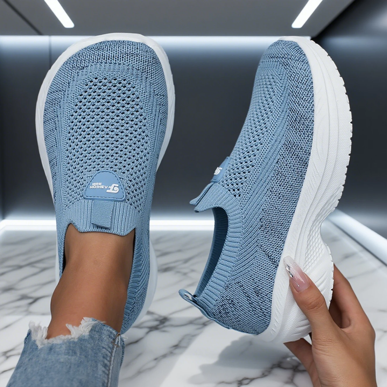 

Barefoot Shoe Wide Footed Thick Soled Shoes for Both Men and Women 2025 New Spring Mesh Sports Shoes for Casual Tennis Female