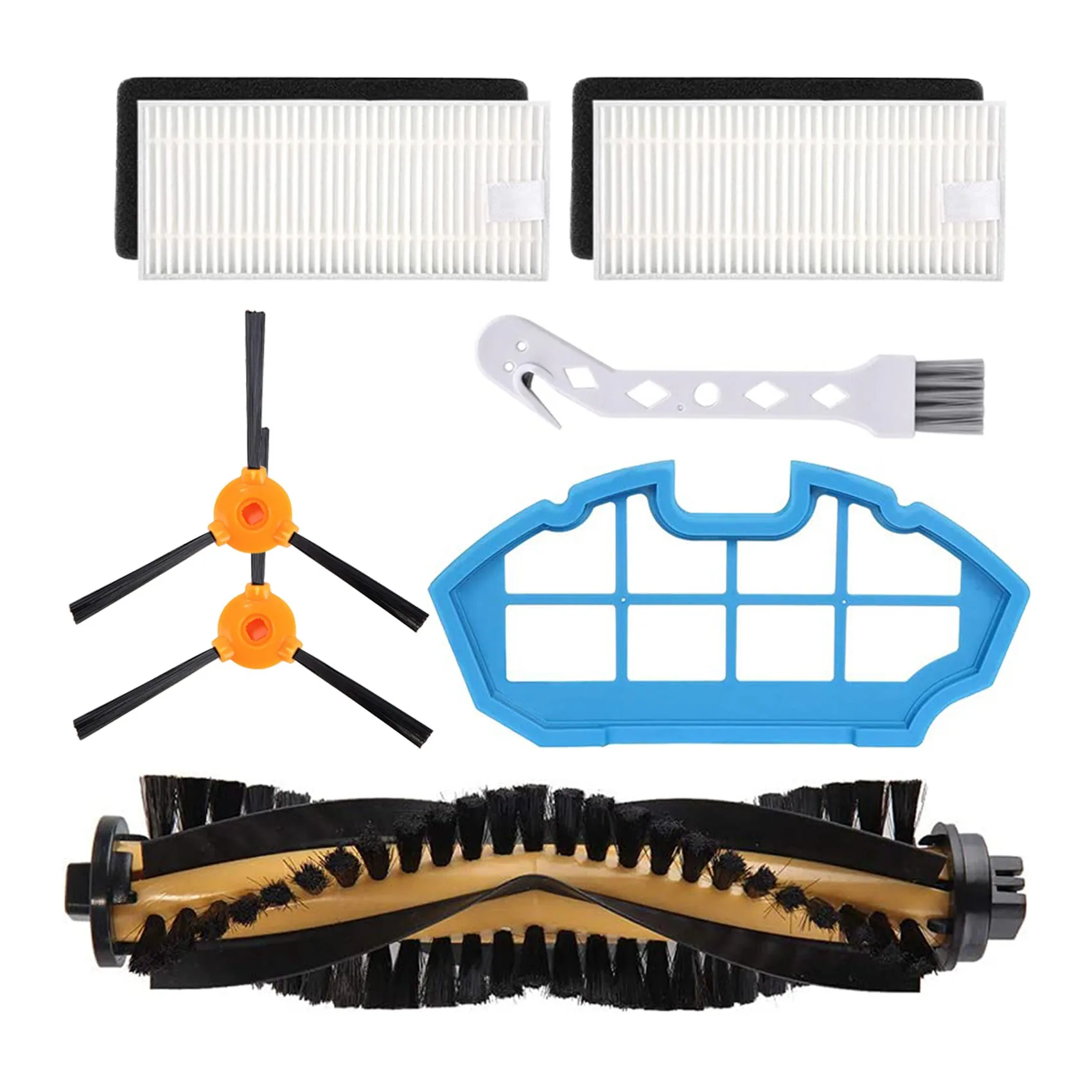 A02V-Accessories Kit for Ecovacs Deebot N79 N79S DN622 500 N79W N79SE N79T Robotic Vacuum Cleaner Replacement Parts